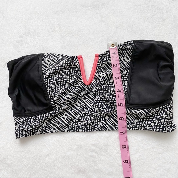 NWOT Parted V Swimsuit Tube Top - Picture 4 of 9